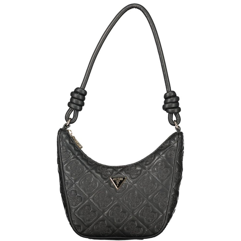 Guess Jeans Black Polyethylene Handbag - Stylish & Versatile