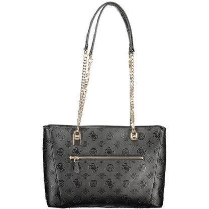 Guess Jeans Black Polyethylene Handbag