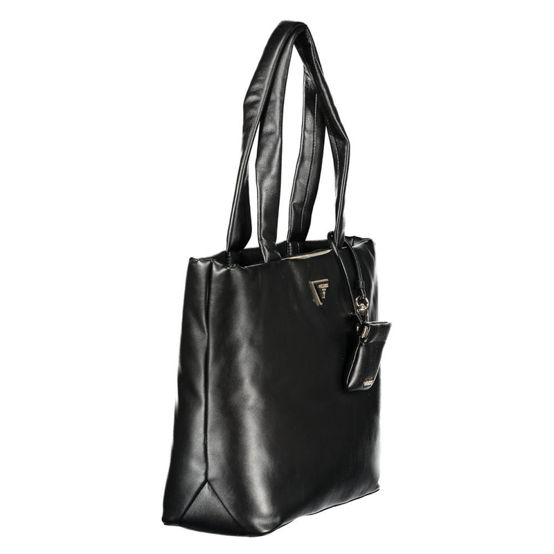 Guess Jeans Black Polyethylene Handbag - Stylish & Durable