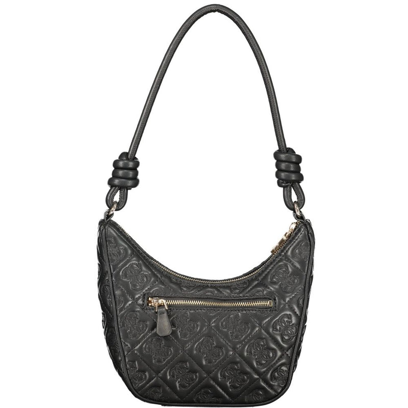 Guess Jeans Black Polyethylene Handbag - Stylish & Versatile