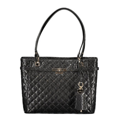 Guess Jeans Black Polyethylene Handbag