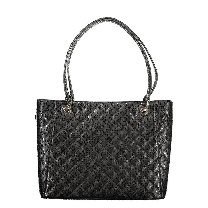 Guess Jeans Black Polyethylene Handbag - Stylish & Durable