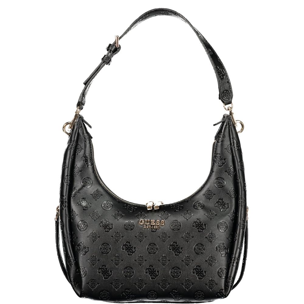 Guess Jeans Black Polyethylene Handbag - Chic & Versatile