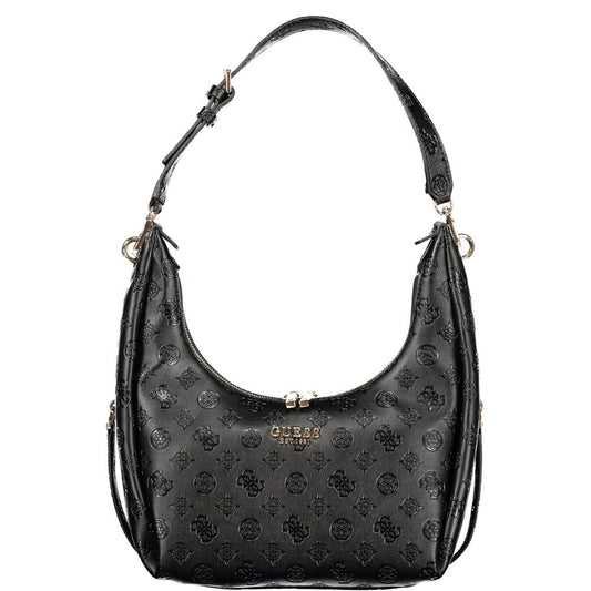 Guess Jeans Black Polyethylene Handbag - Chic & Versatile