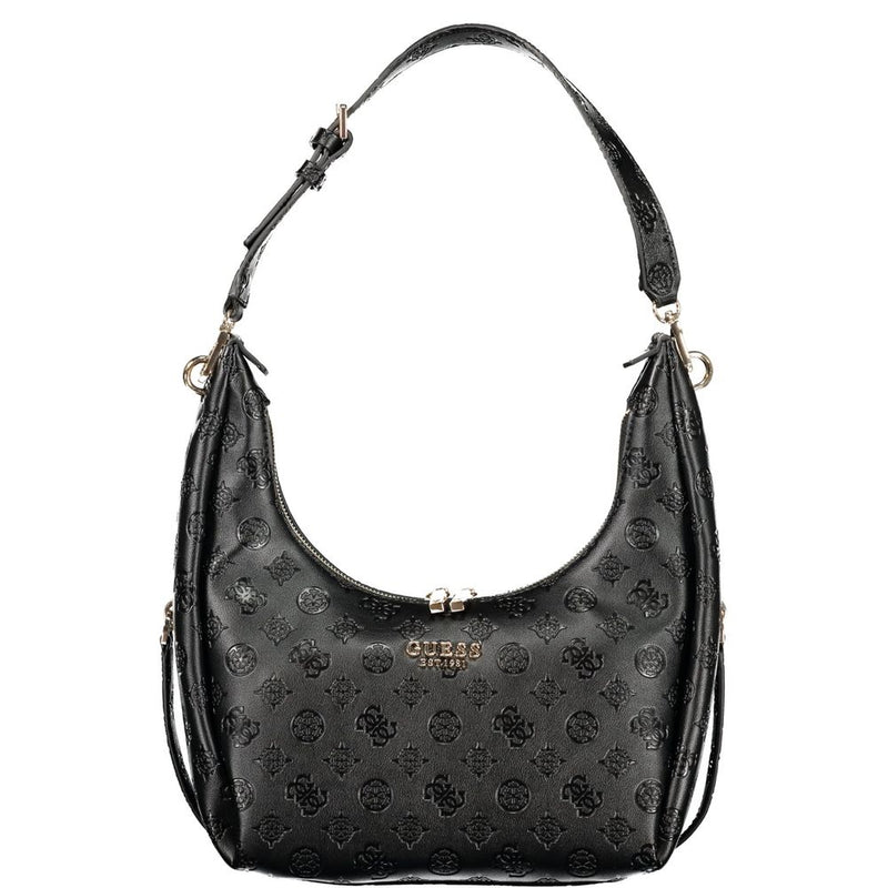 Guess Jeans Black Polyethylene Handbag - Chic & Versatile