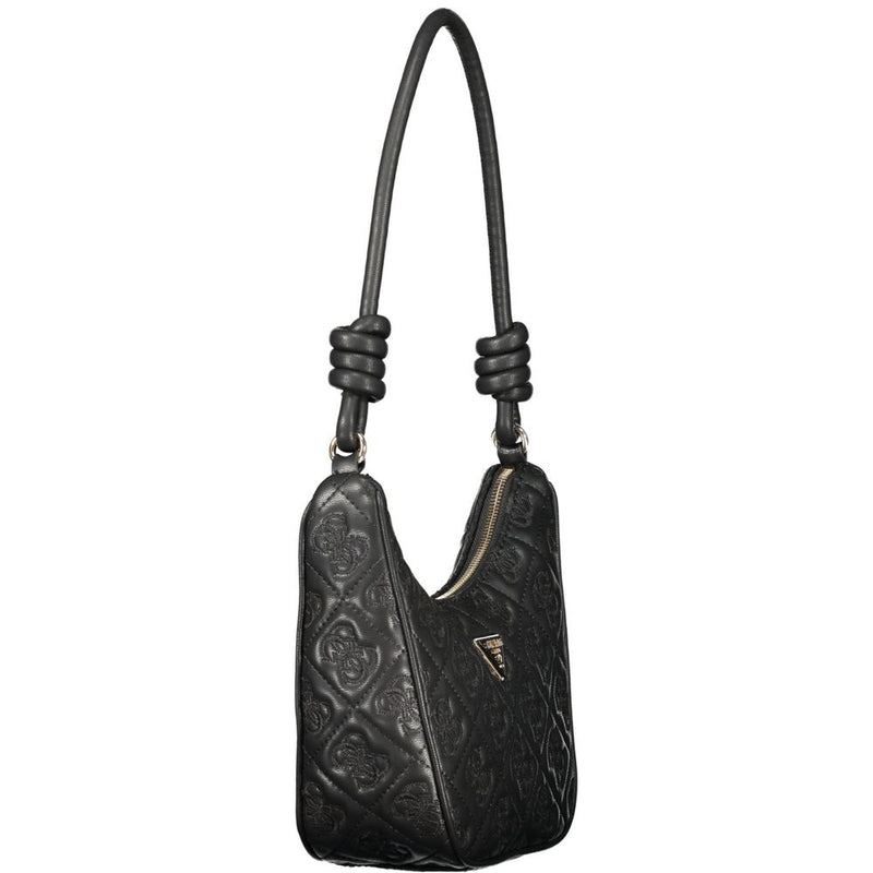 Guess Jeans Black Polyethylene Handbag - Stylish & Versatile