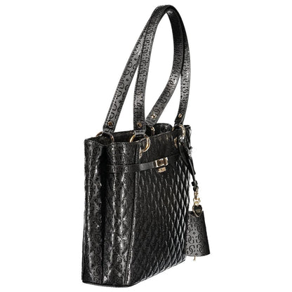 Guess Jeans Black Polyethylene Handbag