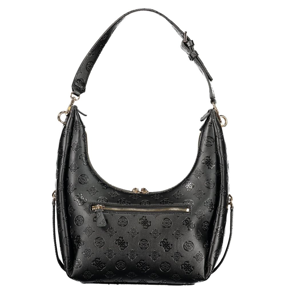 Guess Jeans Black Polyethylene Handbag - Chic & Versatile