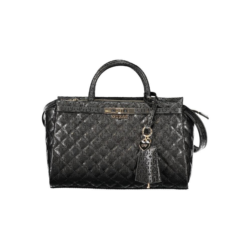 Guess Jeans Black Polyethylene Handbag - Chic & Functional