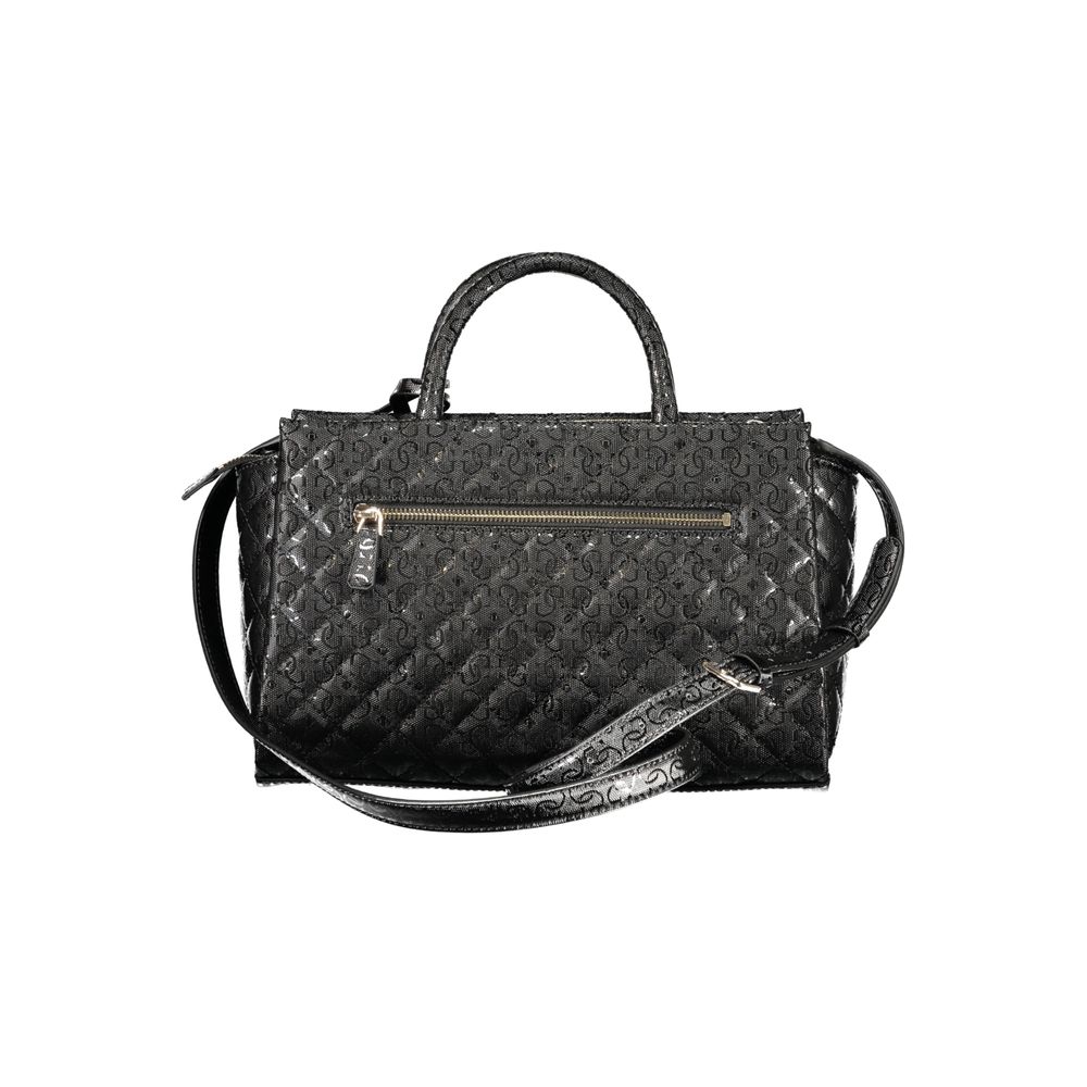 Guess Jeans Black Polyethylene Handbag - Chic & Functional