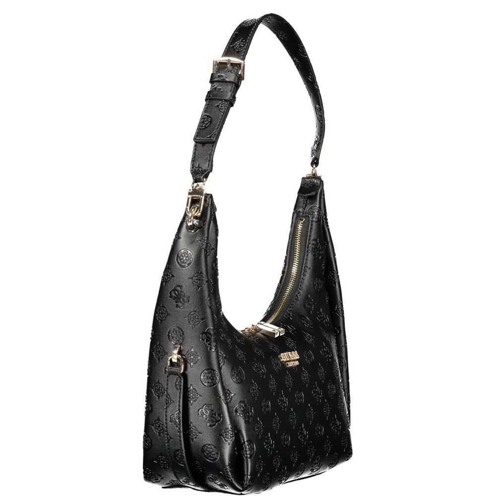 Guess Jeans Black Polyethylene Handbag - Chic & Versatile