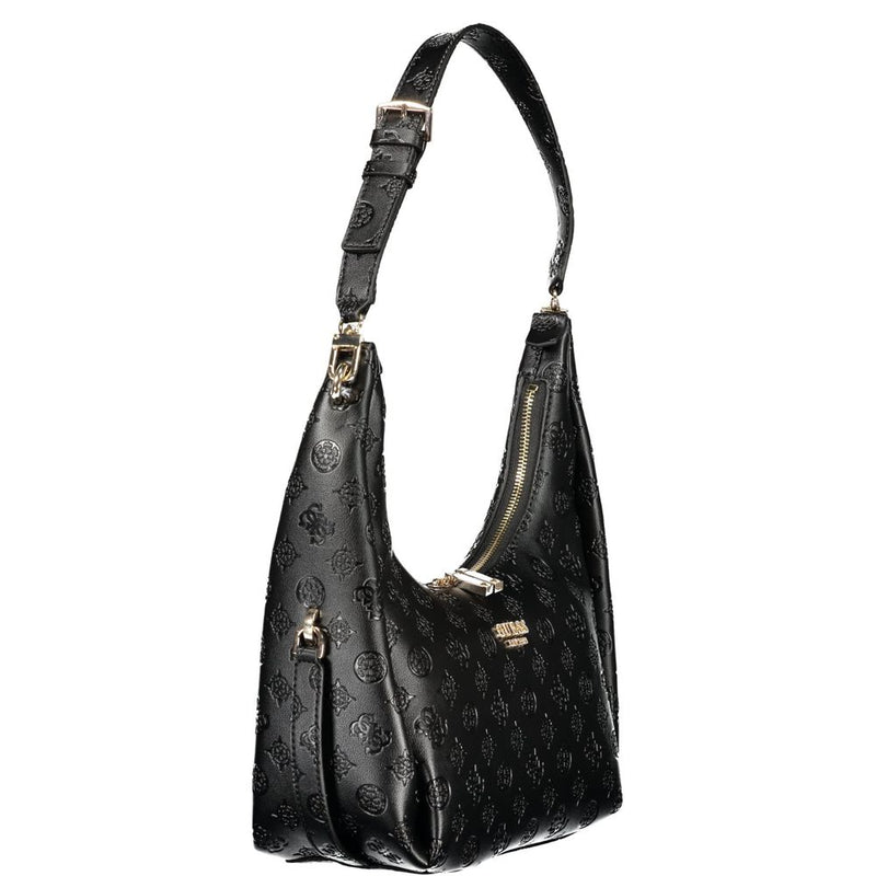 Guess Jeans Black Polyethylene Handbag - Chic & Versatile