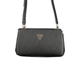 Guess Jeans Black Polyethylene Handbag - Durable & Stylish