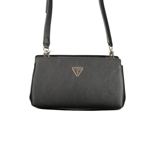 Guess Jeans Black Polyethylene Handbag - Durable & Stylish