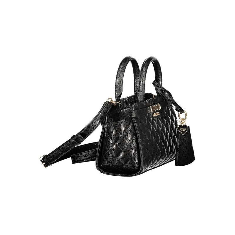 Guess Jeans Idra Black Polyurethane Handbag for Women