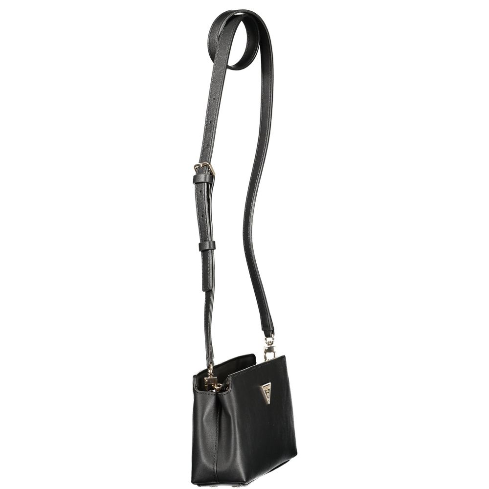 Guess Jeans Black Polyethylene Handbag - Durable & Stylish