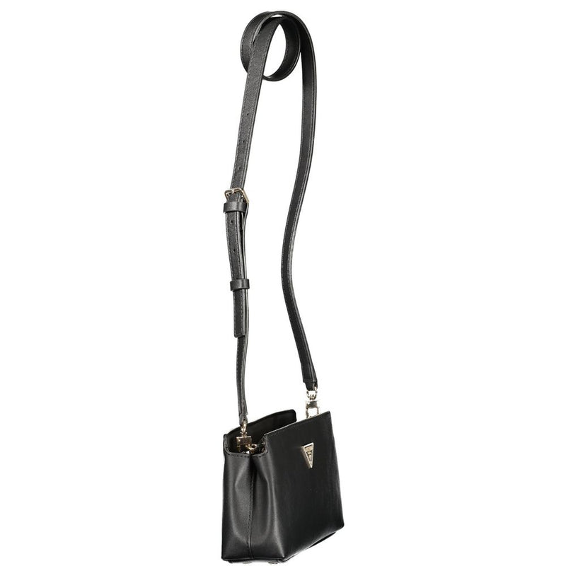 Guess Jeans Black Polyethylene Handbag - Stylish & Durable