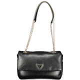 Guess Jeans Black Polyethylene Handbag - Stylish & Durable