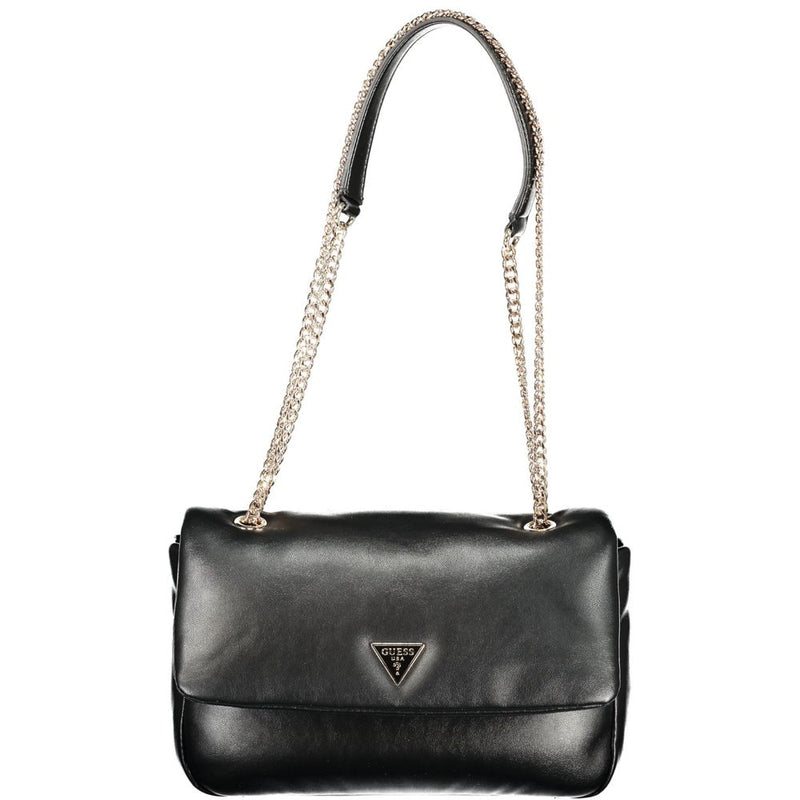 Guess Jeans Black Polyethylene Handbag - Stylish & Versatile