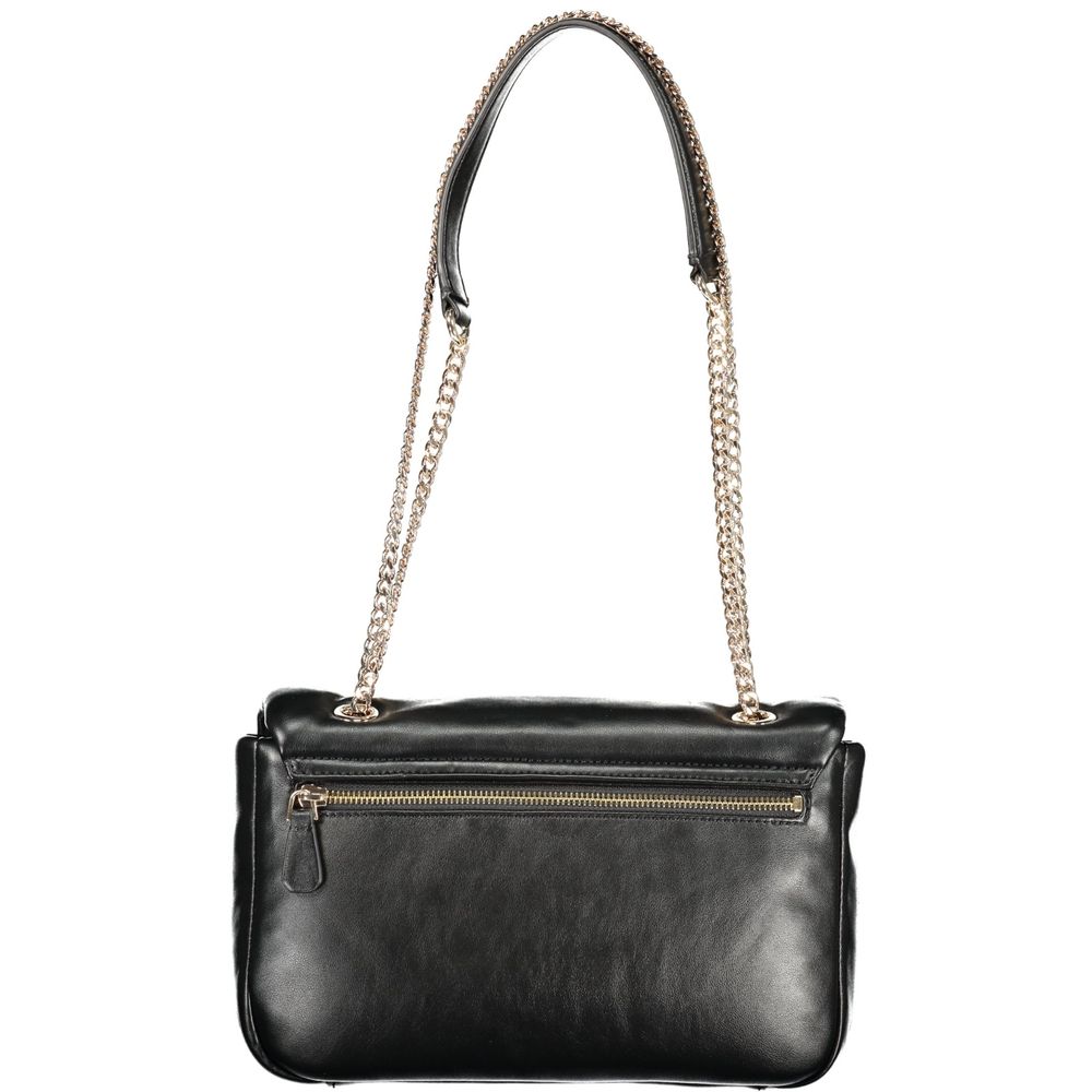 Guess Jeans Black Polyethylene Handbag - Stylish & Durable