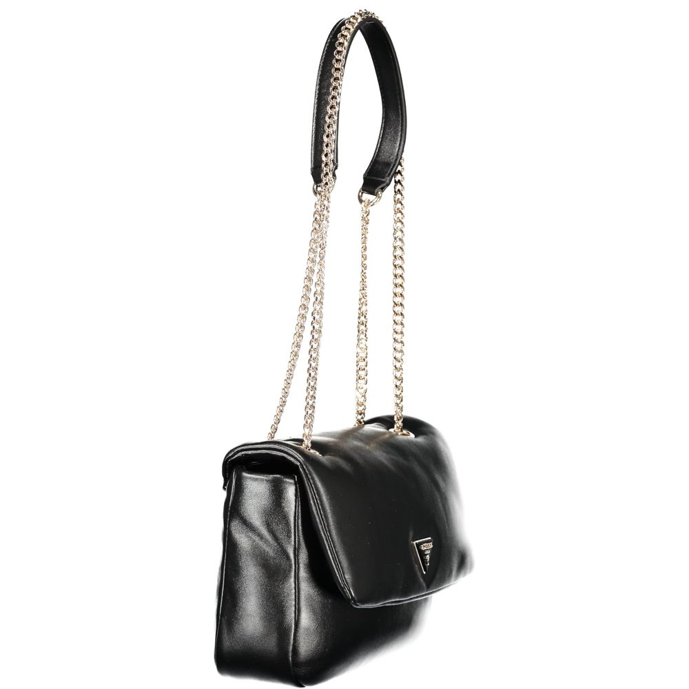 Guess Jeans Black Polyethylene Handbag - Stylish & Durable