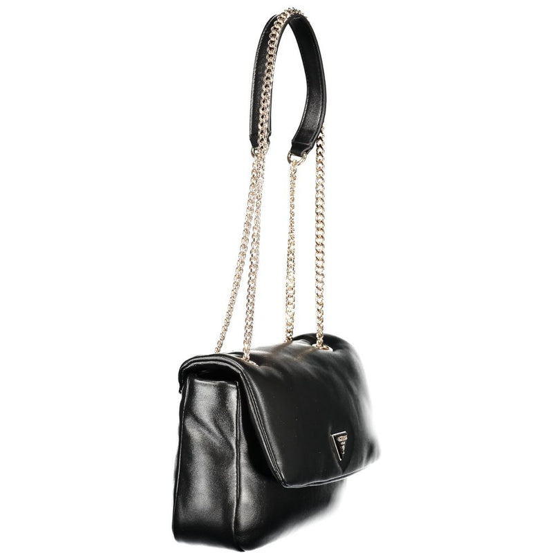 Guess Jeans Black Polyethylene Handbag - Stylish & Versatile