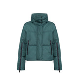 Herno Bicolor Polyamide Coat for Women - Stylish & Warm