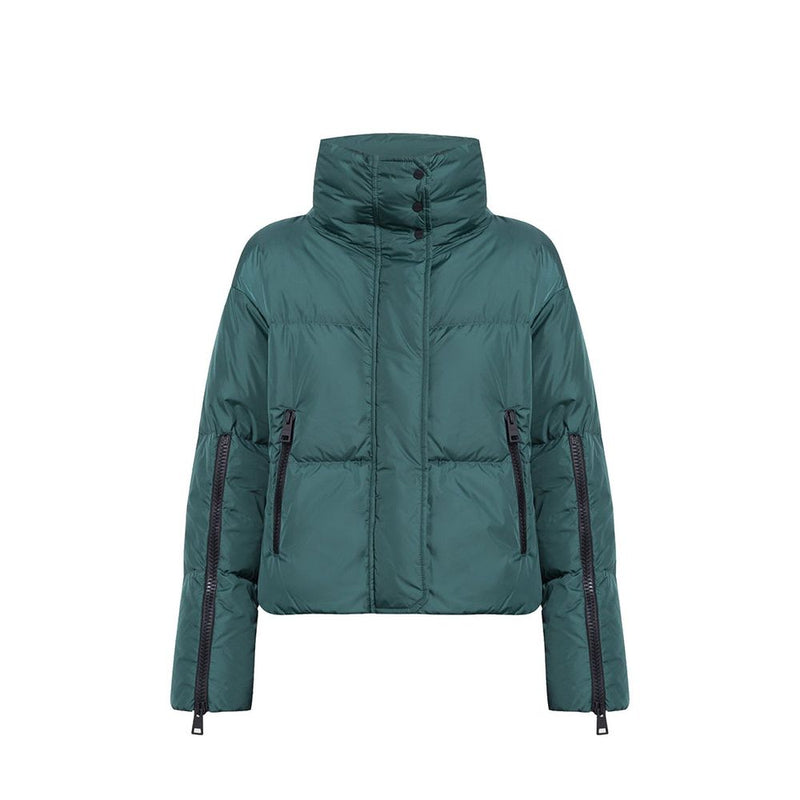 Herno Bicolor Polyamide Coat for Women - Stylish & Warm