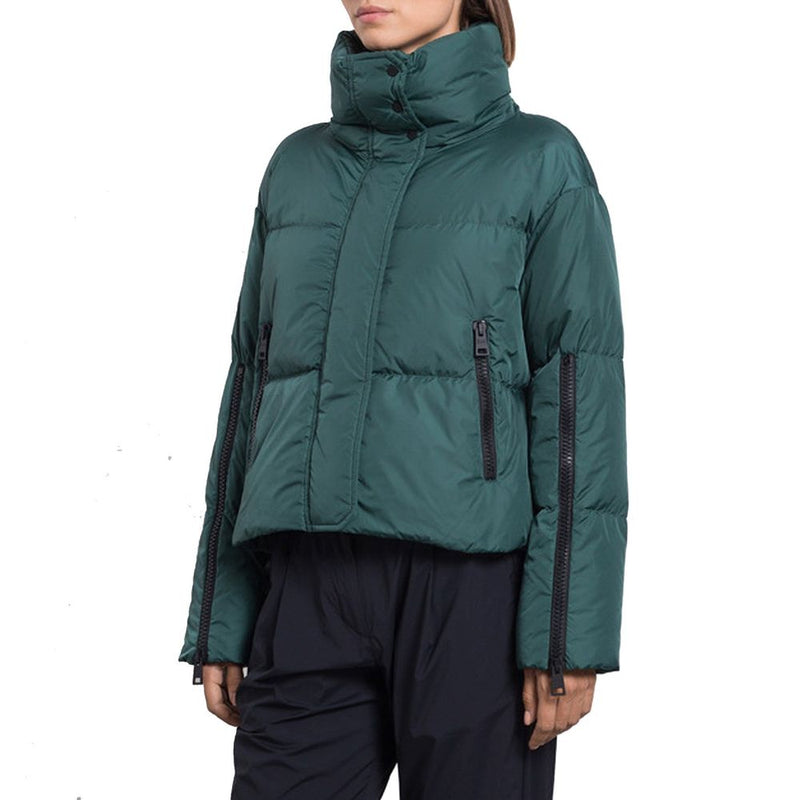 Herno Bicolor Polyamide Coat for Women - Stylish & Warm
