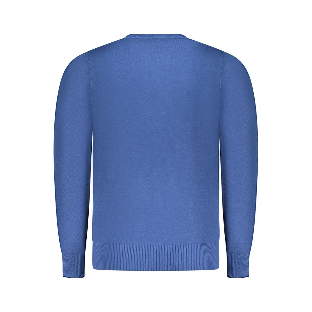 Coveri Moving Blue Viscose Men's Sweater - Stylish & Comfortable
