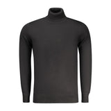 Pull Turtleneck Noir Viscose pour Homme - Coveri Moving