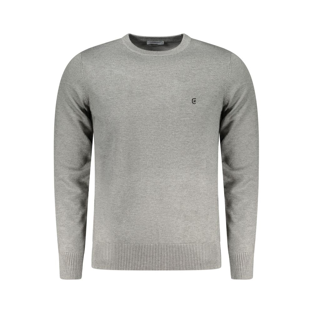 Coveri Moving Grigio Viscosa Men Sweater - Élégance Italienne