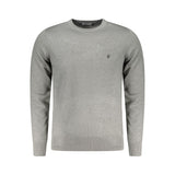 Coveri Moving Grigio Viscosa Men Sweater - Élégance Italienne
