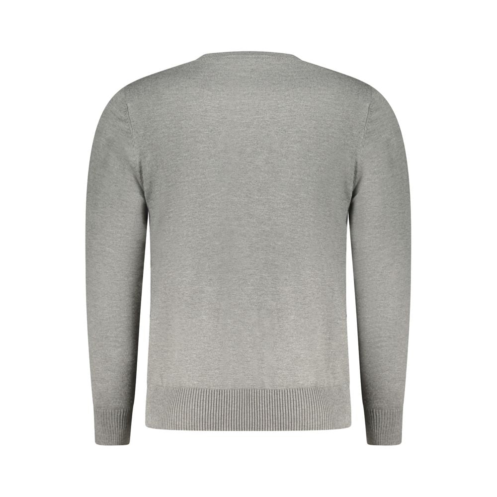 Coveri Moving Grigio Viscosa Men Sweater - Élégance Italienne