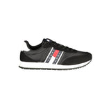 Tommy Hilfiger Black Polyurethane Men Sneaker - Stylish & Comfortable