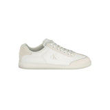 Calvin Klein White Polyester Men's Sneaker - Stylish & Sustainable