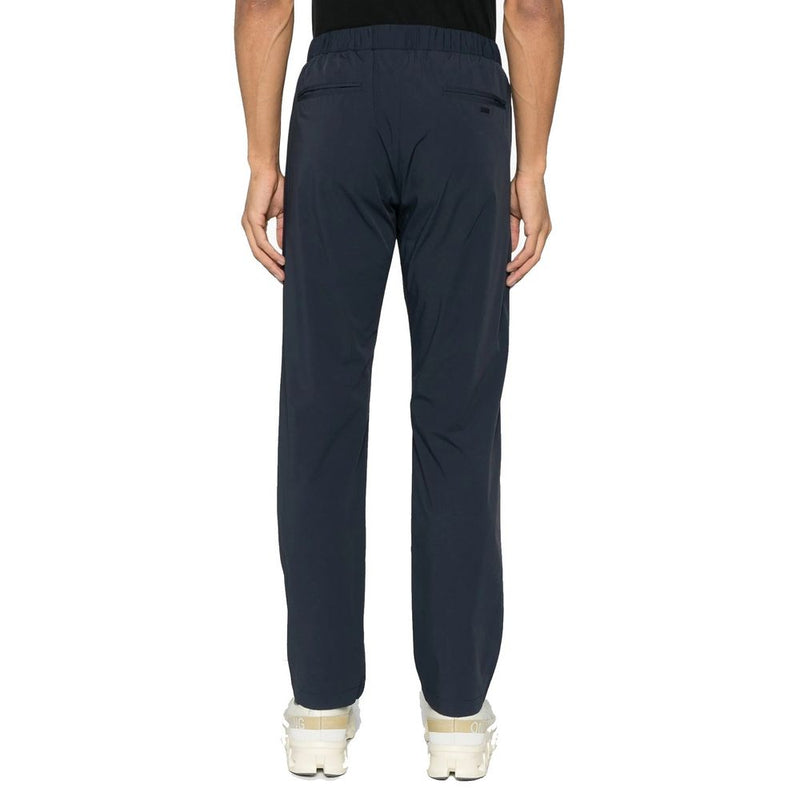 Herno Gray Elastane Athletic Pants for Men