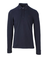 Polo en coton bleu Armani Exchange