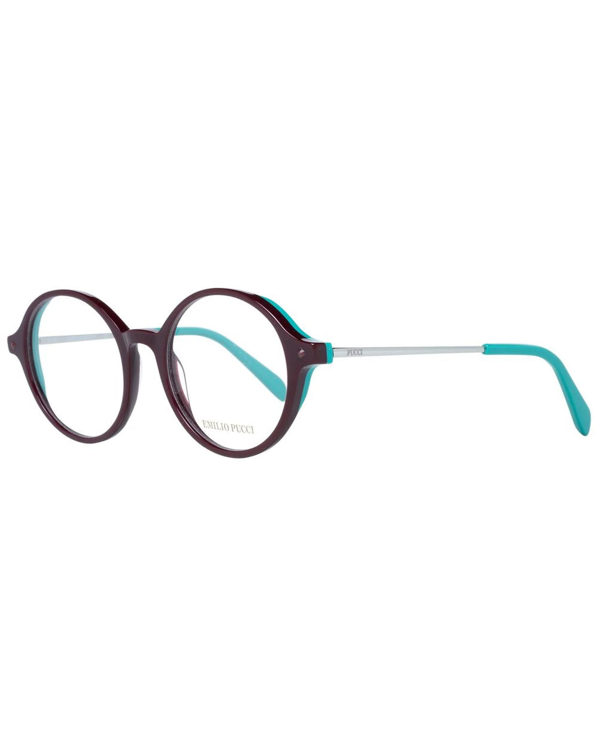 Emilio Pucci Burgundy Plastic Glasses Frames for Women