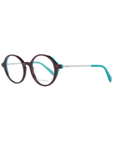 Emilio Pucci Burgundy Plastic Glasses Frames for Women