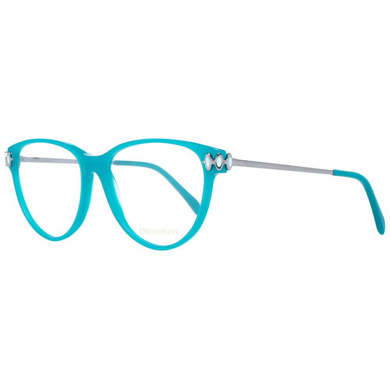 Emilio Pucci Bicolor Plastic Glasses (Frames) - Stylish Cat-Eye Design