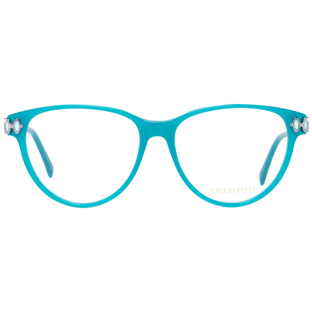 Emilio Pucci Bicolor Plastic Glasses (Frames) - Stylish Cat-Eye Design