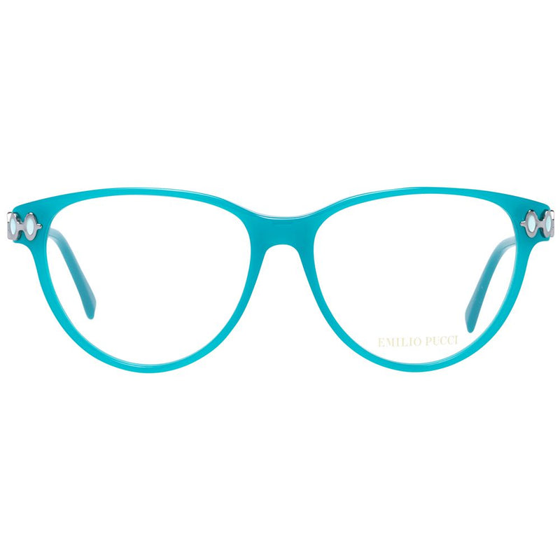 Emilio Pucci Bicolor Plastic Glasses (Frames) - Stylish Cat-Eye Design