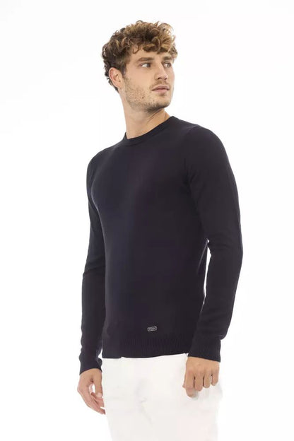 Sweat-shirt en cachemire bleu tendance Baldinini