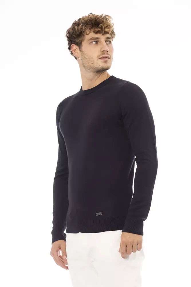 Baldinini Trend Blue Cashmere Sweatshirt for Men