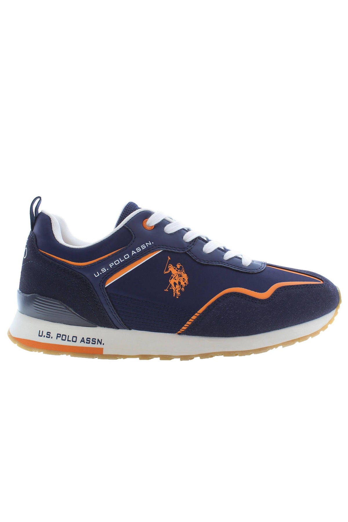 U.S. POLO ASSN. Blue Polyester Athletic Sneakers for Men