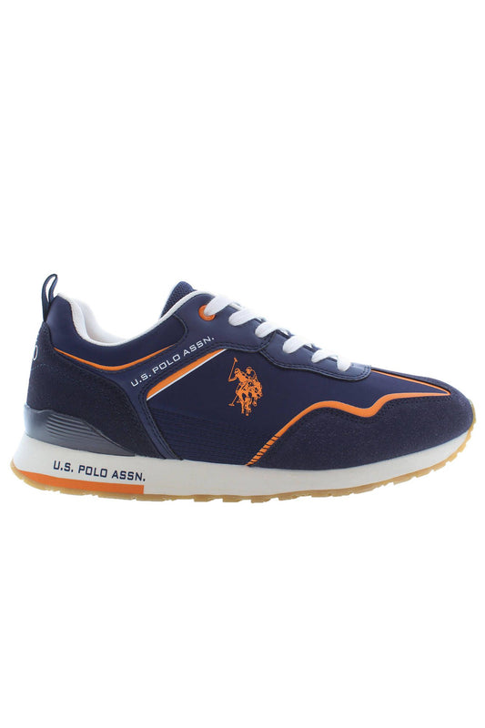 U.S. POLO ASSN. Blue Polyester Athletic Sneakers for Men