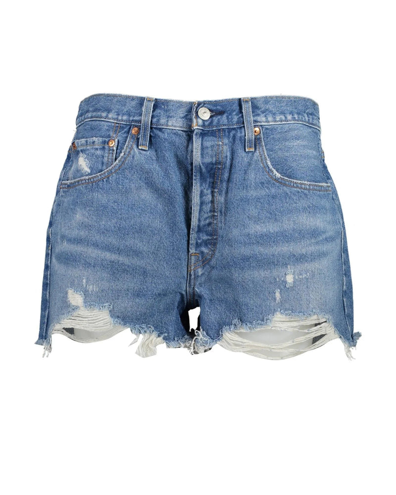 Levi's Women's Blue Denim Shorts - Stylish Comfort for Summer