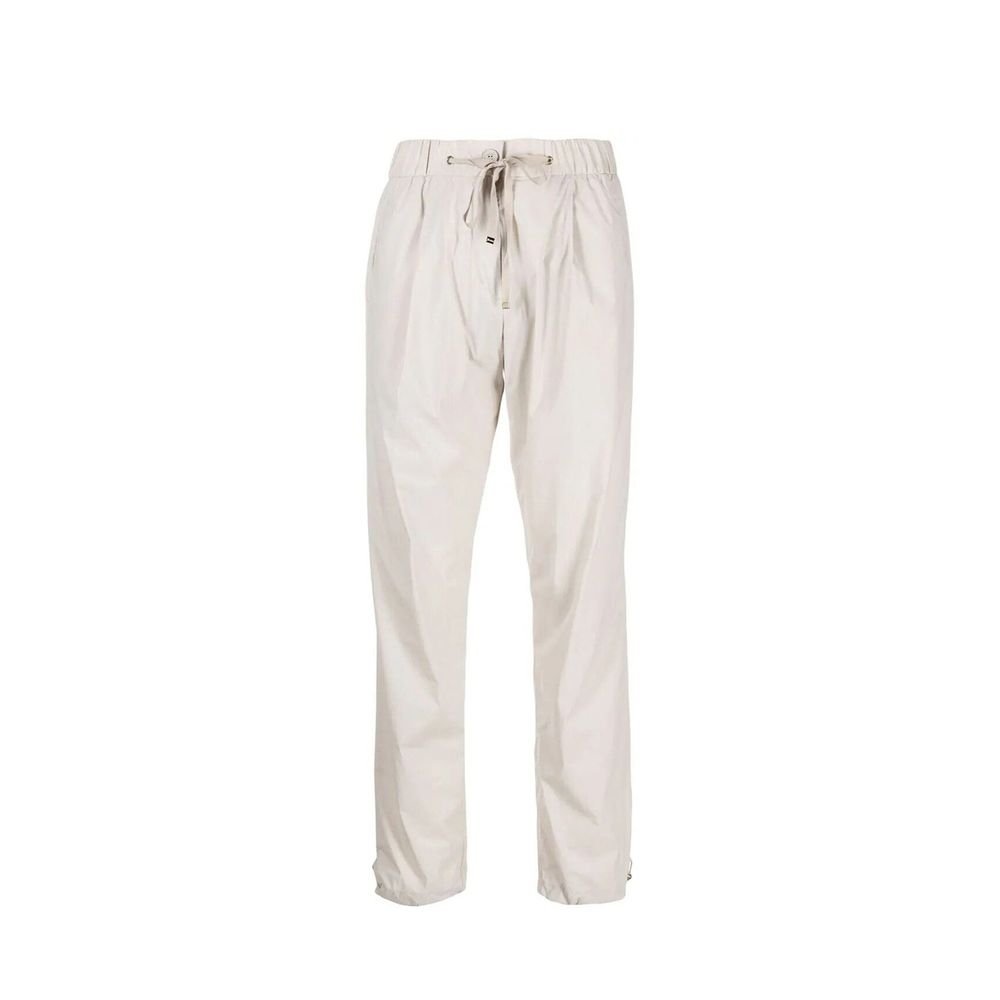 Herno Gray Elastane Casual Pants for Women - Stylish Comfort