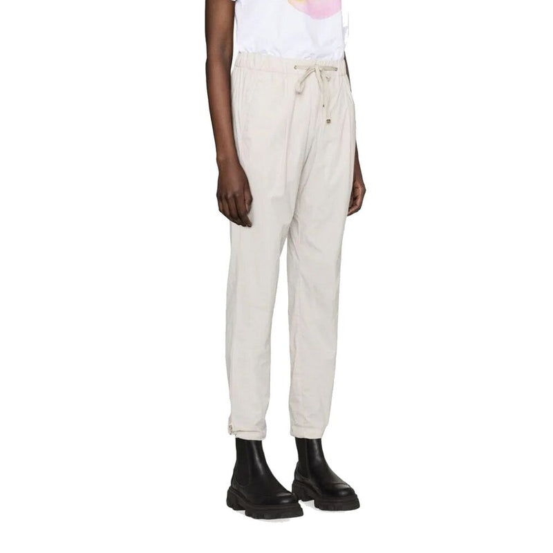 Herno Gray Elastane Casual Pants for Women - Stylish Comfort